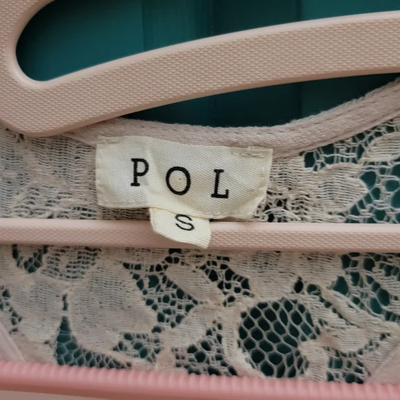 POL Cream Lace-Back Midi Dress - Picture 4 of 4